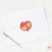 Mijn Bij Ronde Sticker (Envelop)