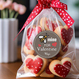 Mijn Bij Valentijnsdag Favoriet Ronde Sticker