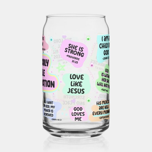 Mijn bijbel bevestigingen blikvorm glas (Achterkant)