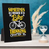 Mijn bike denkt over mij fotoplaat (Zijkant)