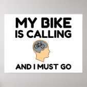 Mijn bike roept poster (Voorkant)