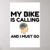 Mijn bike roept poster (Voorkant)