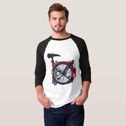 Mijn bike t-shirt (Voorkant volledig)