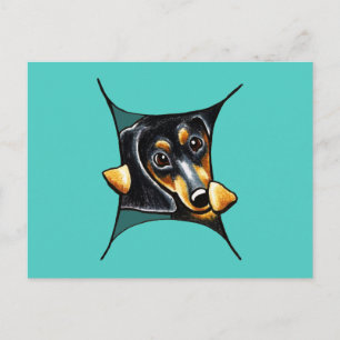 Mijn binnenste dachshund briefkaart
