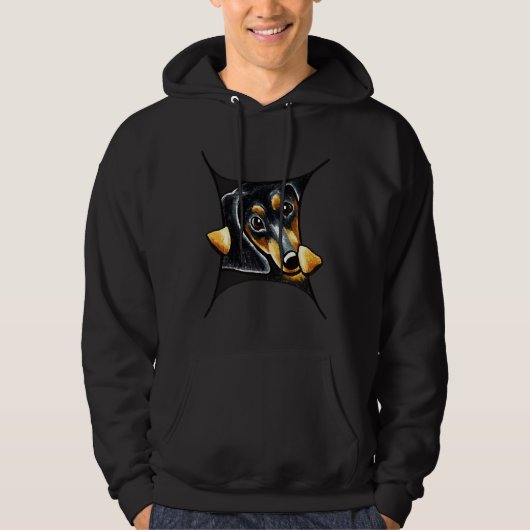 Mijn binnenste dachshund hoodie (Voorkant)