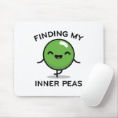 Mijn binnenste erwten vinden muismat (Met muis)