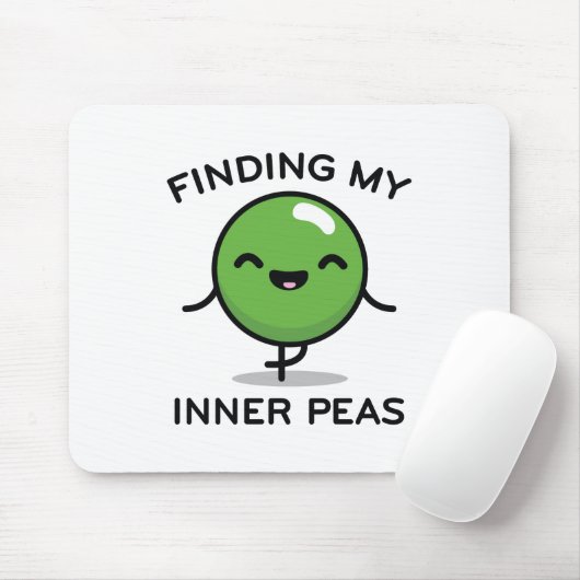 Mijn binnenste erwten vinden muismat (Met muis)