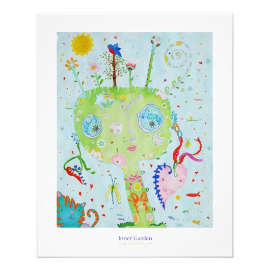 Mijn binnentuin foto afdruk (Voorkant)