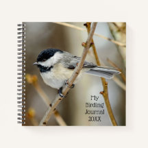 Mijn Birding Journal Chickadee Spiral-laptop