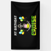 Mijn Birthday Cruise - Funny Cruising Spandoek (Verticaal)