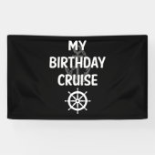 Mijn Birthday Cruise Ship Spandoek (Horizontaal)