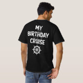 Mijn Birthday Cruise Ship T-shirt (Achterkant volledig)