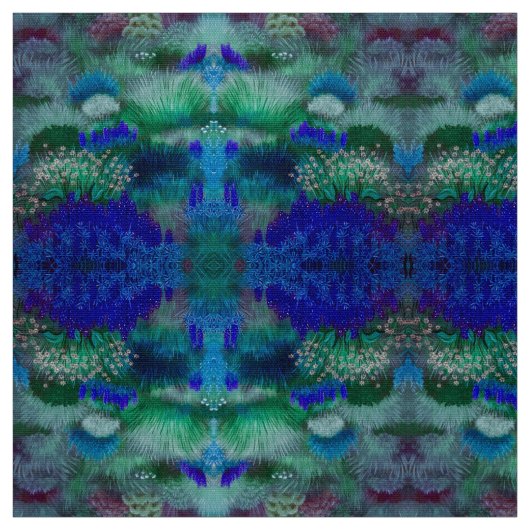 Mijn blauwe beemdoek stof (Swatch)