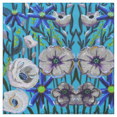 Mijn Blauwe Bloemen Stof (Swatch)