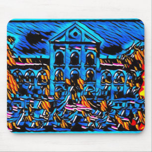 Mijn blauwe droom muismat