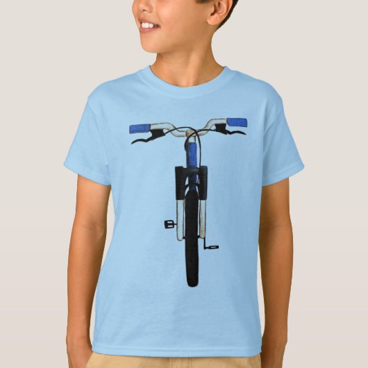 Mijn blauwe fiets t-shirt (Voorkant)