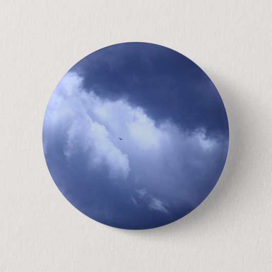 Mijn blauwe hemel ronde button 5,7 cm (Voorkant)