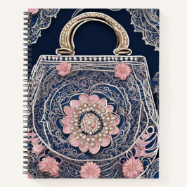Mijn blauwe tas AI-kunst Notitieboek