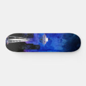 Mijn blauwe wereld persoonlijk skateboard (Horizontaal)
