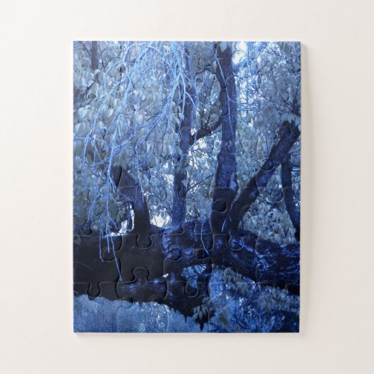 Mijn blauwe winter.... legpuzzel (Verticaal)