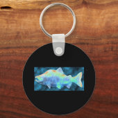 Mijn blauwe zalm sleutelhanger (Voorkant)