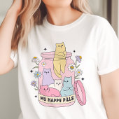 Mijn blije pillen Schattigee katten Tri-Blend Shirt