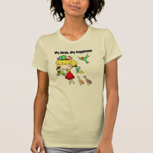 Mijn blije schattige cartoon t-shirt