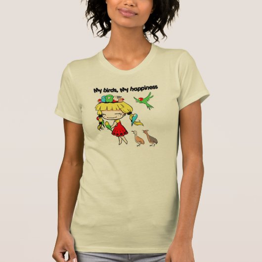 Mijn blije schattige cartoon t-shirt (Voorkant)