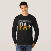 Mijn bloedgroep Drink IPA T-shirt (Voorkant volledig)