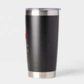 Mijn bloedgroep is Arabica Premium Thermal Tumbler Geïsoleerde Drinkbeker (Links)