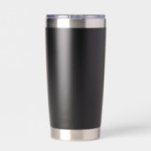 Mijn bloedgroep is Arabica Premium Thermal Tumbler Geïsoleerde Drinkbeker (Achterkant)
