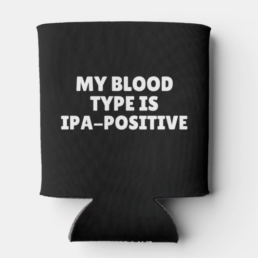 Mijn bloedgroep is IPA-positief Blikjeskoeler (Achterkant)