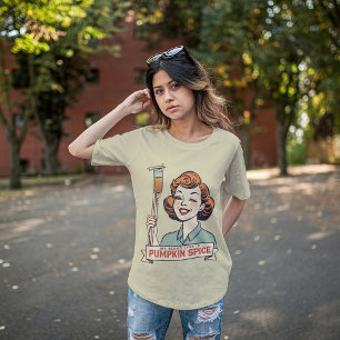 Mijn bloedgroep is Pumpkin Spice – Funny Coffee He T-shirt