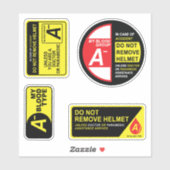 Mijn bloedgroep Type A min. Stickers (Vel)