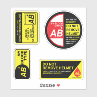 Mijn bloedtype AB Plus Stickers Pack