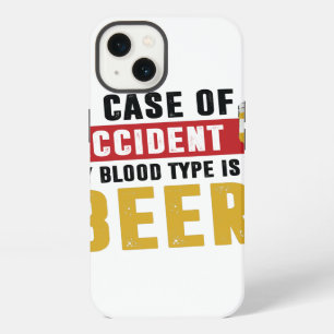 Mijn bloedtype is bier iPhone 13 hoesje