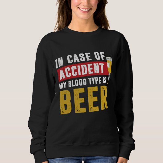Mijn bloedtype is bier trui (Voorkant)