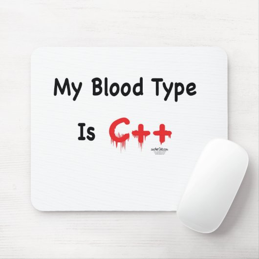 Mijn bloedtype is c++ muismat (Met muis)