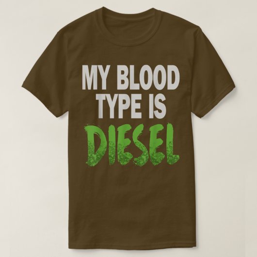Mijn bloedtype is Diesel Truck T-shirt (Design voorkant)