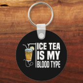 Mijn bloedtype is IJthee I-ijsthee Sleutelhanger (Voorkant)