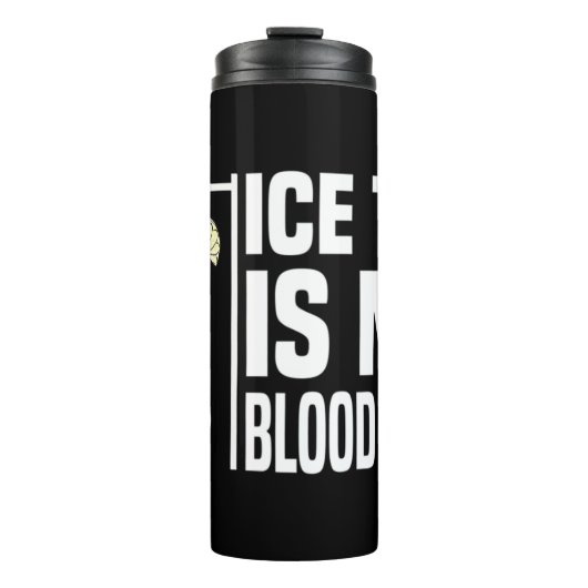 Mijn bloedtype is IJthee I-ijsthee Thermosbeker (Voorkant)