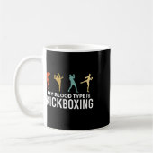 Mijn bloedtype is kickboksen kickbokser koffiemok (Links)
