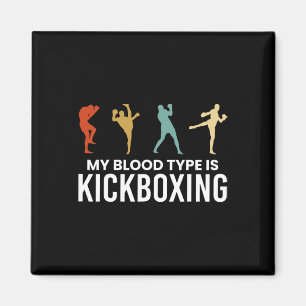 Mijn bloedtype is kickboksen kickbokser  magneet