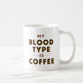 Mijn bloedtype is Koffie. Koffiemok