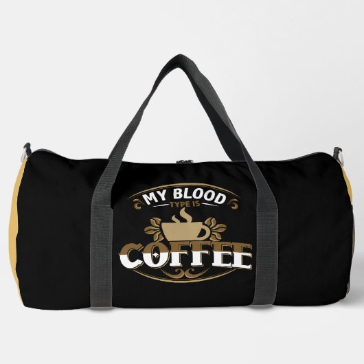 Mijn Bloedtype Is Koffie Plunjezak (Voorkant)