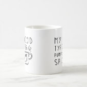 Mijn bloedtype is pompoenen koffiemok (Center)