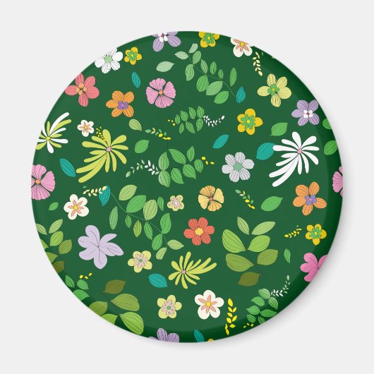 Mijn Bloem Ontwerp 4 Magneet (Voorkant)