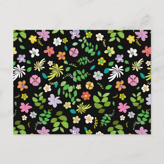 Mijn Bloem Ontwerp 5 Briefkaart (Voorkant)