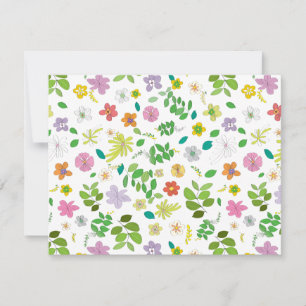 Mijn Bloem Ontwerp 6 Notitiekaartje