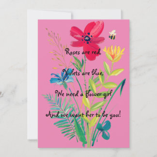 Mijn Bloemenmeisje-kaart zijn | Bloemenmeisje-ontw Kaart